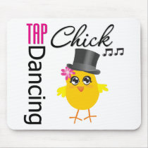 Tap Dancing Chick 2 mousepads by chicktshirts Tap Dancing Chick 2 mousepads