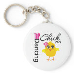 Tap Dancing Chick keychains