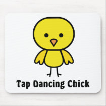 Tap Dancing Chick mousepads by chick_appeal Tap Dancing Chick mousepads