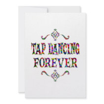 Tap Dancing Forever Personalized Invites