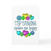 Tap Dancing Happiness Greeting Card