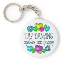 Tap Dancing Happiness Key Chain
