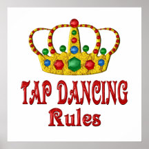 TAP DANCING RULES POSTER