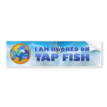 Tap Fish bumper sticker