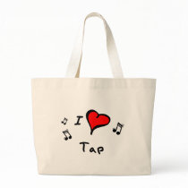 Tap I Heart-Love Gift bags by danceteeshirts Tap I Heart-Love Gift bags