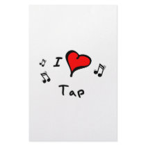 Tap I Heart-Love Gift stationery