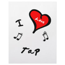 Tap Items - I Heart Tap letterhead
