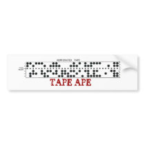 Tape Ape Bumper Sticker bumper stickers
