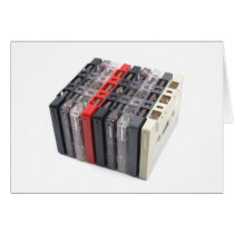 Tape cassette cards