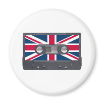 Tape cassette fridge magnet