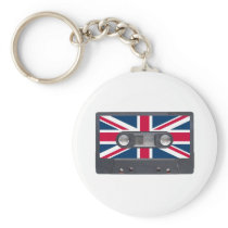 Tape cassette key chains