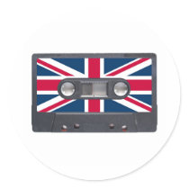 Tape cassette stickers