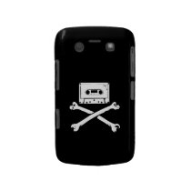 Tape & Crossbones Music Pirate Piracy Home Taping Blackberry Bold Case