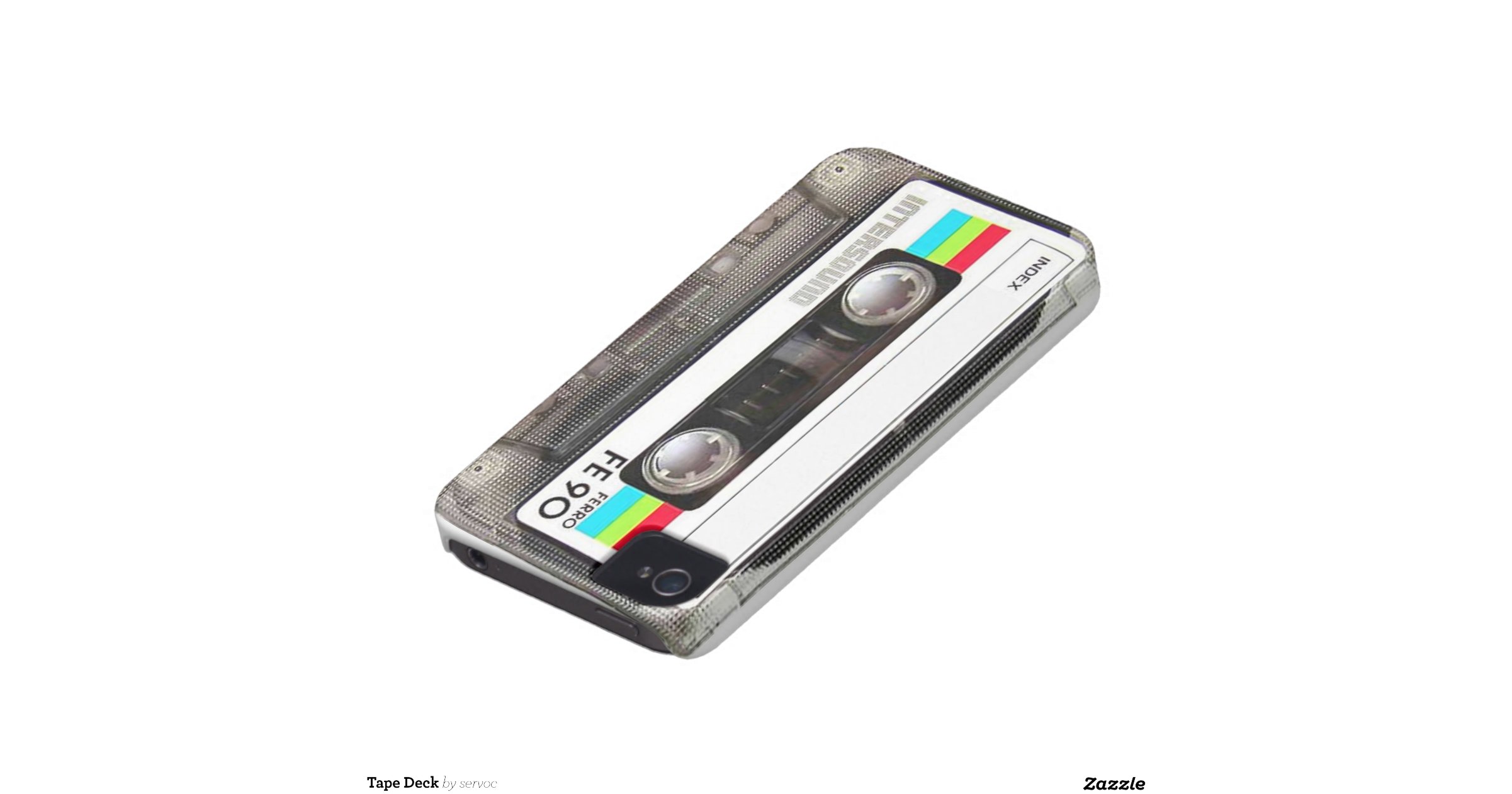 Tape Deck iPhone 4 Cover Zazzle