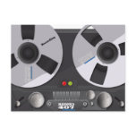 Tape Deck Recorder Post Card