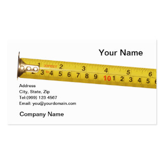 Measure Business Cards &amp; Templates | Zazzle