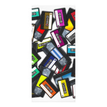 Tapes Rack Card Template