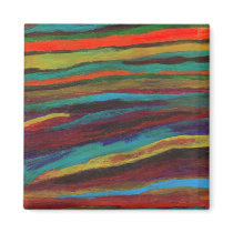 Tapestry #3 Abstract Art Magnet