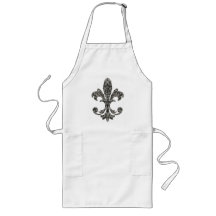 Tapestry Fleur de lis 2 Apron