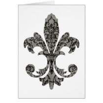 Tapestry Fleur de lis 2 cards by Fleurishes Tapestry Fleur de lis 2 cards