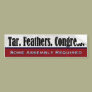 Tar. Feathers. Congress.