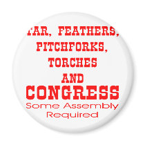 Tar Feathers Pitchforks Torches & Congress magnets