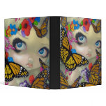 Tara butterfly fairy BINDER big eye fantasy art