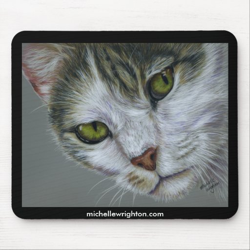 Tara - Cat Art Mousemats