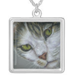 Tara - Cat Art Necklace