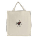 Tarantula Black & Brown ReUseable Trick Treat Bag embroidered bags by mrssocolov4 Tarantula Black & Brown ReUseable Trick Treat Bag embroidered bags