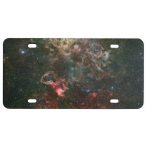 Tarantula Nebula and its surroundings License Plate at Zazzle
