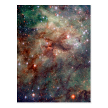 Tarantula Nebula Hubble Space Post Card