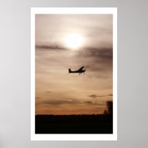 Tarde Cessna 182 Impresiones