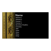 Target Abstrct 3D fractal Business Card Template