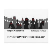Target Audience Magazine Postcard