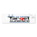 Target Audience Sticker bumper stickers