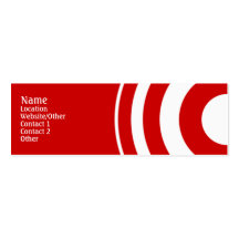 Target Business Card Template