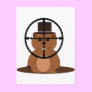Target: groundhog postcards