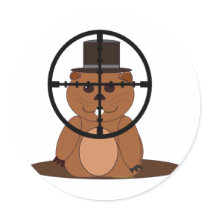 Target: groundhog stickers