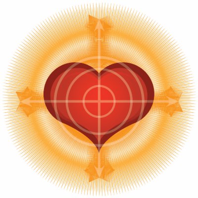 Target Heart Pocket Tshirts by spiritfuel