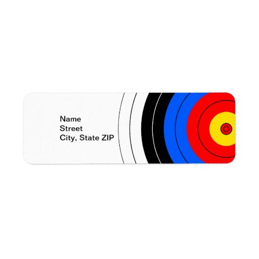 Target Lines Label Zazzle