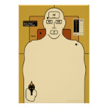 Target Paper, Gun Man Shooting Target invitations