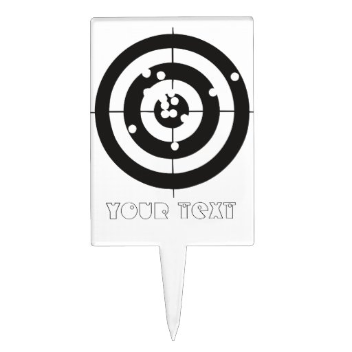 Target Practice Cake Topper Zazzle