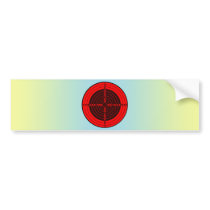 target red bumper sticker