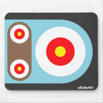 Target Robot Button Mousepad
