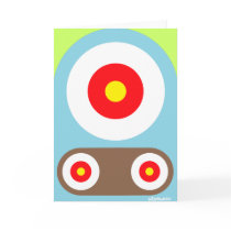 Target Robot ZOom Greeting Card