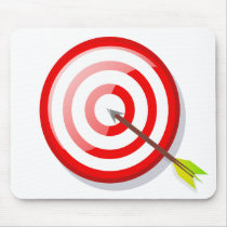 Target with arrow mousepads
