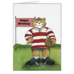 Tarjeta de Birhday del rugbi