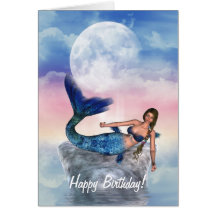 Tarjeta de cumpleaños de princesa Of la Atlántida 