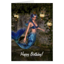 Tarjeta de cumpleaños de princesa Of la Atlántida 